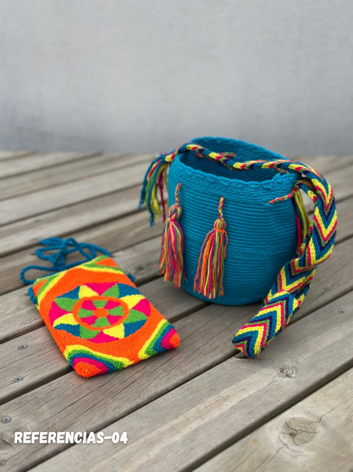 🎒📱 Combo Wayuu: Mochila Pequeña + PortaCelular 🚚✨
