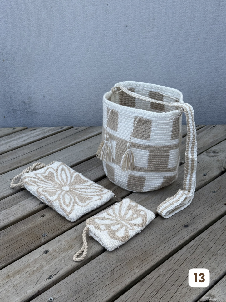 ✨Combo: Mochila MEDIANA Diseño+ Portacelular + (MONEDERO GRATIS) 🎁