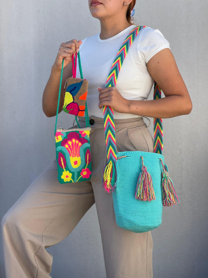 ✨Combo – Mochila Mediana + Sobre + Monedero 🎁 – (22x20 cm)