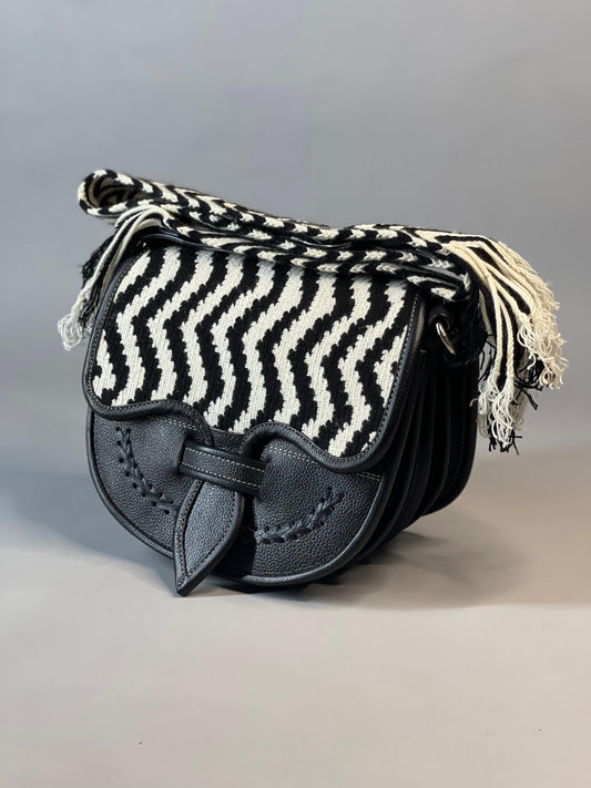 Carriel Wayuu Sombras Elegantes 🖤- Nueva Colección⭐️
