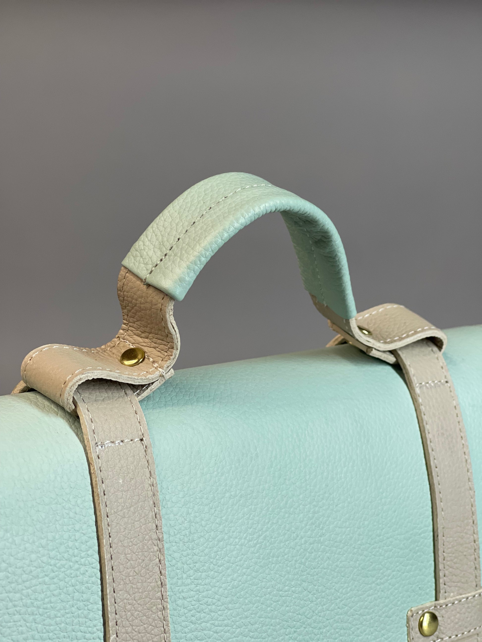 Maleta Abc Cuero Mercadolibre Carriel Wayuu Cielo