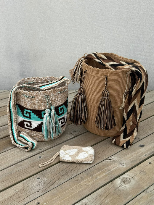 Set Mochila Grande + Mochila Mediana + (Monedero de Regalo)