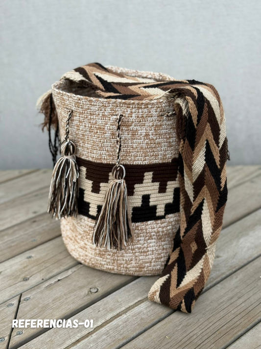 Mochila GRANDE Tonos Tierra🌤️ (31x28)