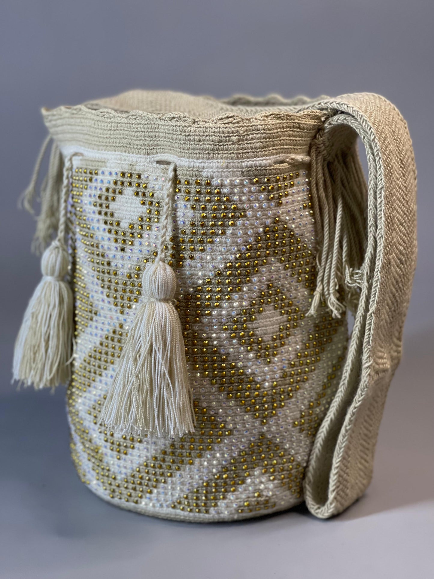 Mochila GRANDE Perlada💫(31x28)
