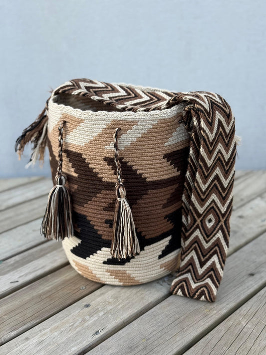 Mochila GRANDE Tonos Tierra🌤️ (31x28)