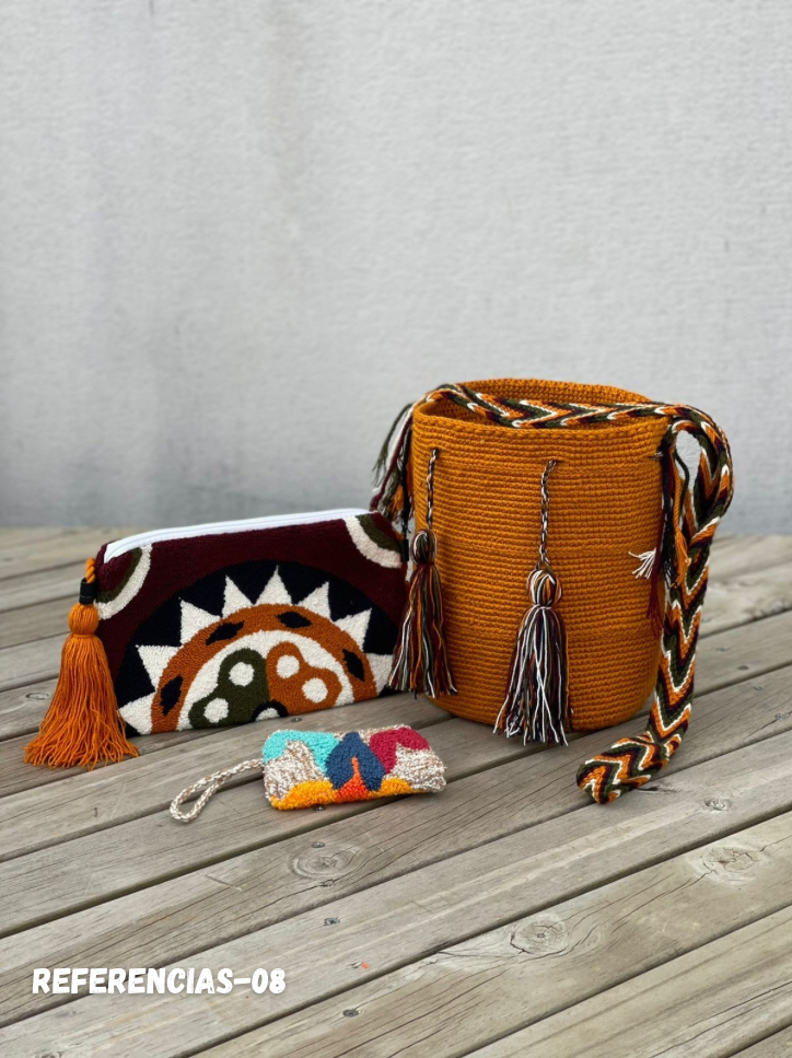 💫 Combos Wayuu: Mochila MEDIANA+ Sobre + (MONEDERO GRATIS) 🎁