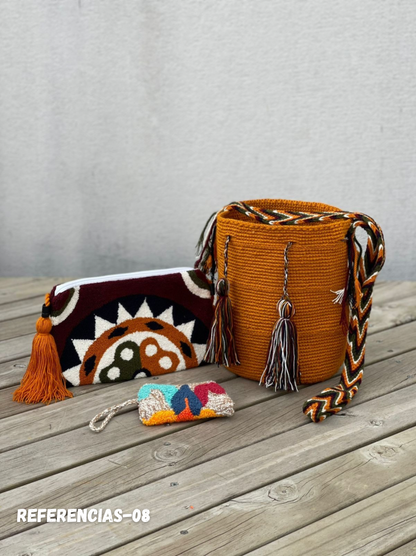 💫 Combos Wayuu: Mochila MEDIANA+ Sobre + (MONEDERO GRATIS) 🎁