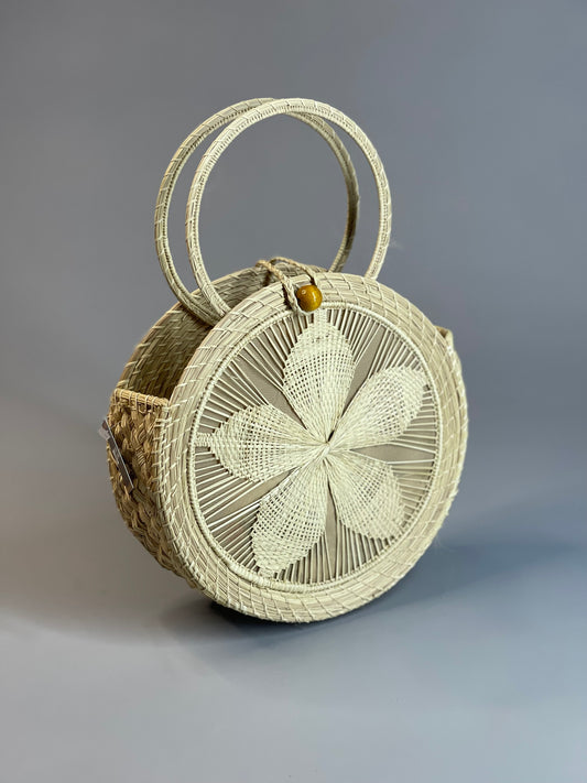 Bolso Iraca Flor