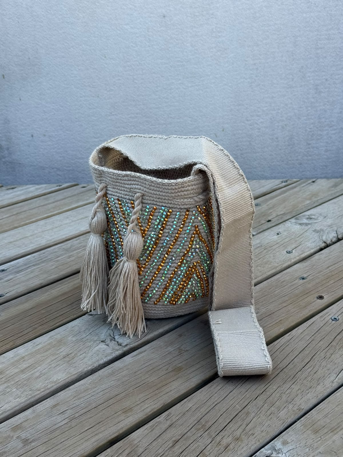 Mochila Pequeña Perlada (17x15)