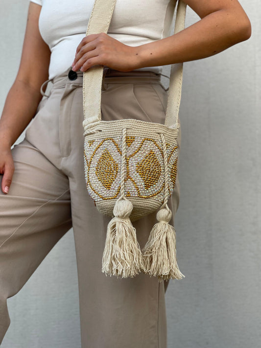 Mochila Pequeña Perlada💎⭐️ (17x15)