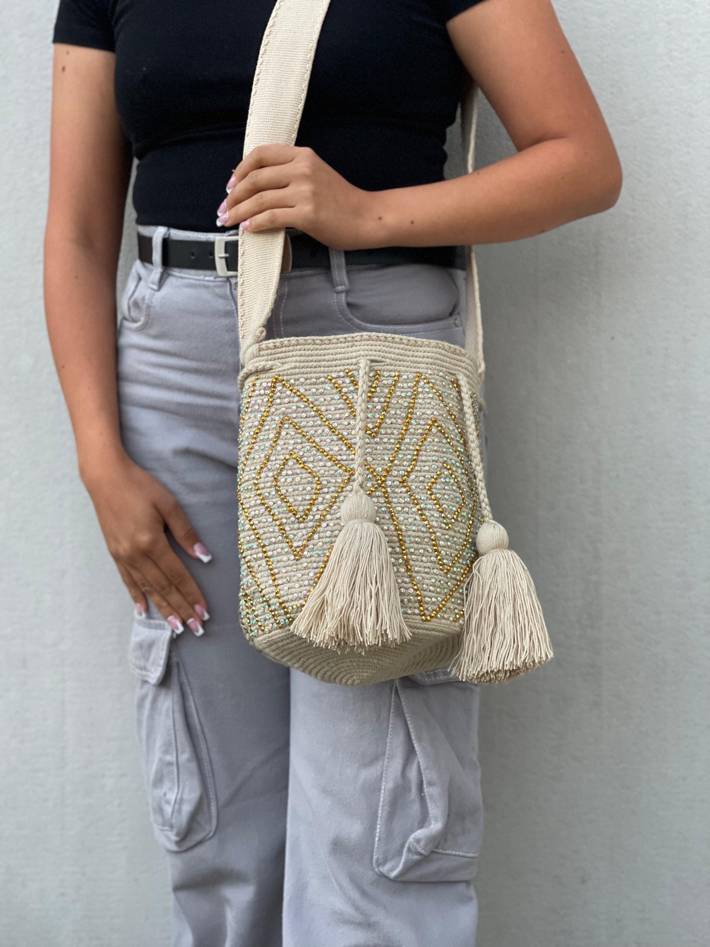 Mochila MEDIANA Perlada💫(22x18)