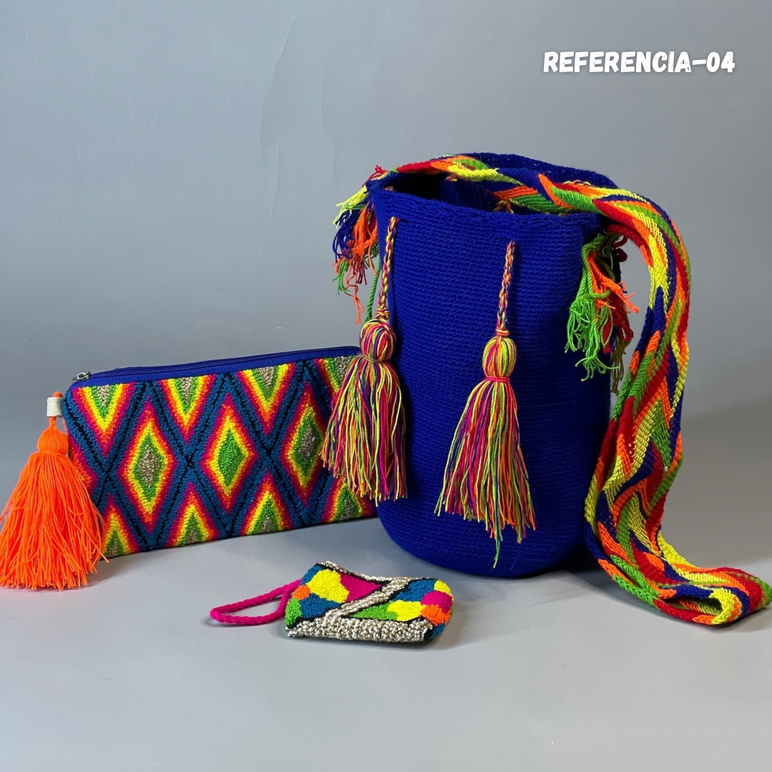 💫 Combo Wayuu: Mochila GRANDE+ Sobre + (MONEDERO GRATIS) 🎁