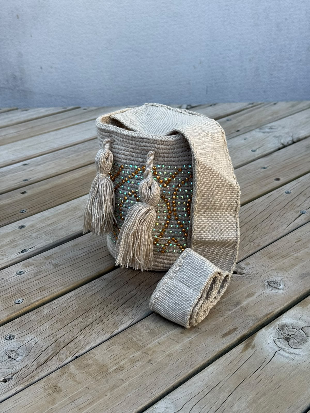 Mochila Pequeña Perlada (17x15)