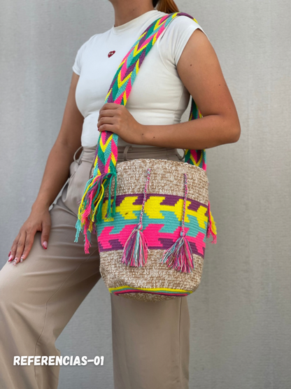 Mochilas GRANDE Matizadas💫 (31x28)