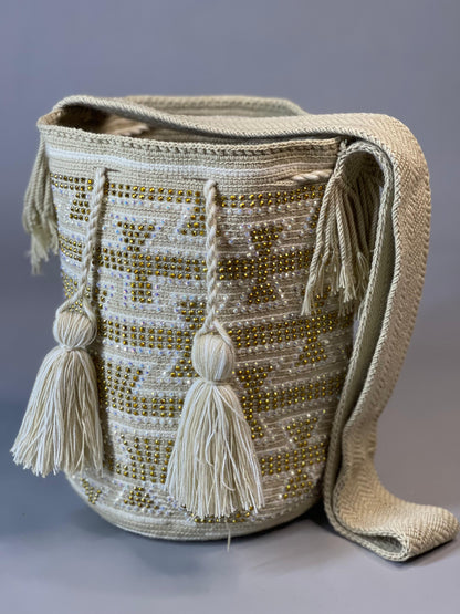 Mochila GRANDE Perlada💫(31x28)