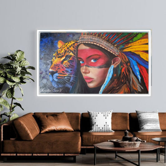 Serie “Jaguar y Indígena” 🐆🌿