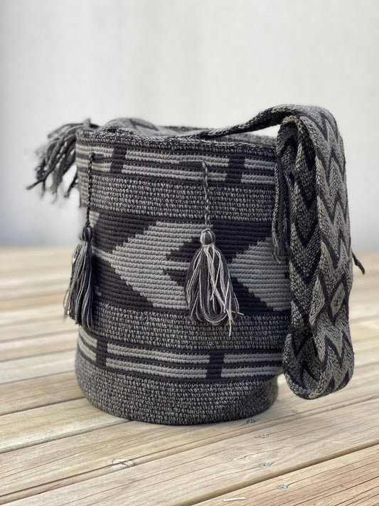 Mochilas GRANDE Diseño Hombre 🔹🩶 (31x28)