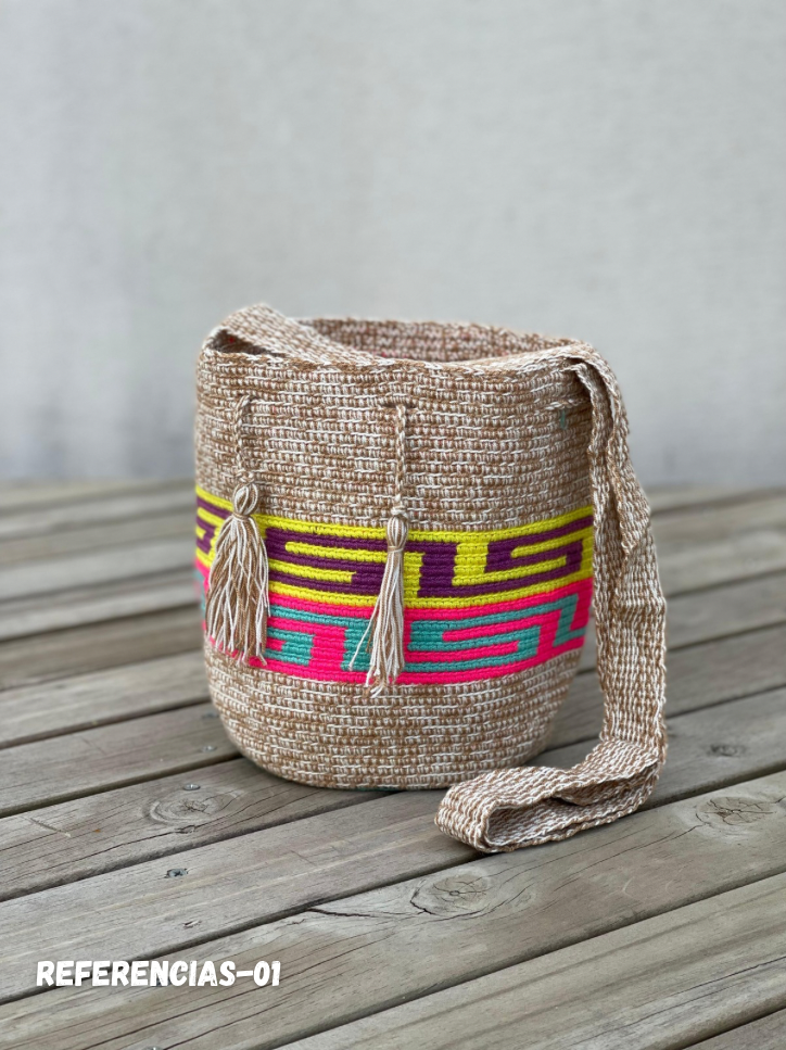 Mochila MEDIANA Tonos Pastel (22x18)⭐️