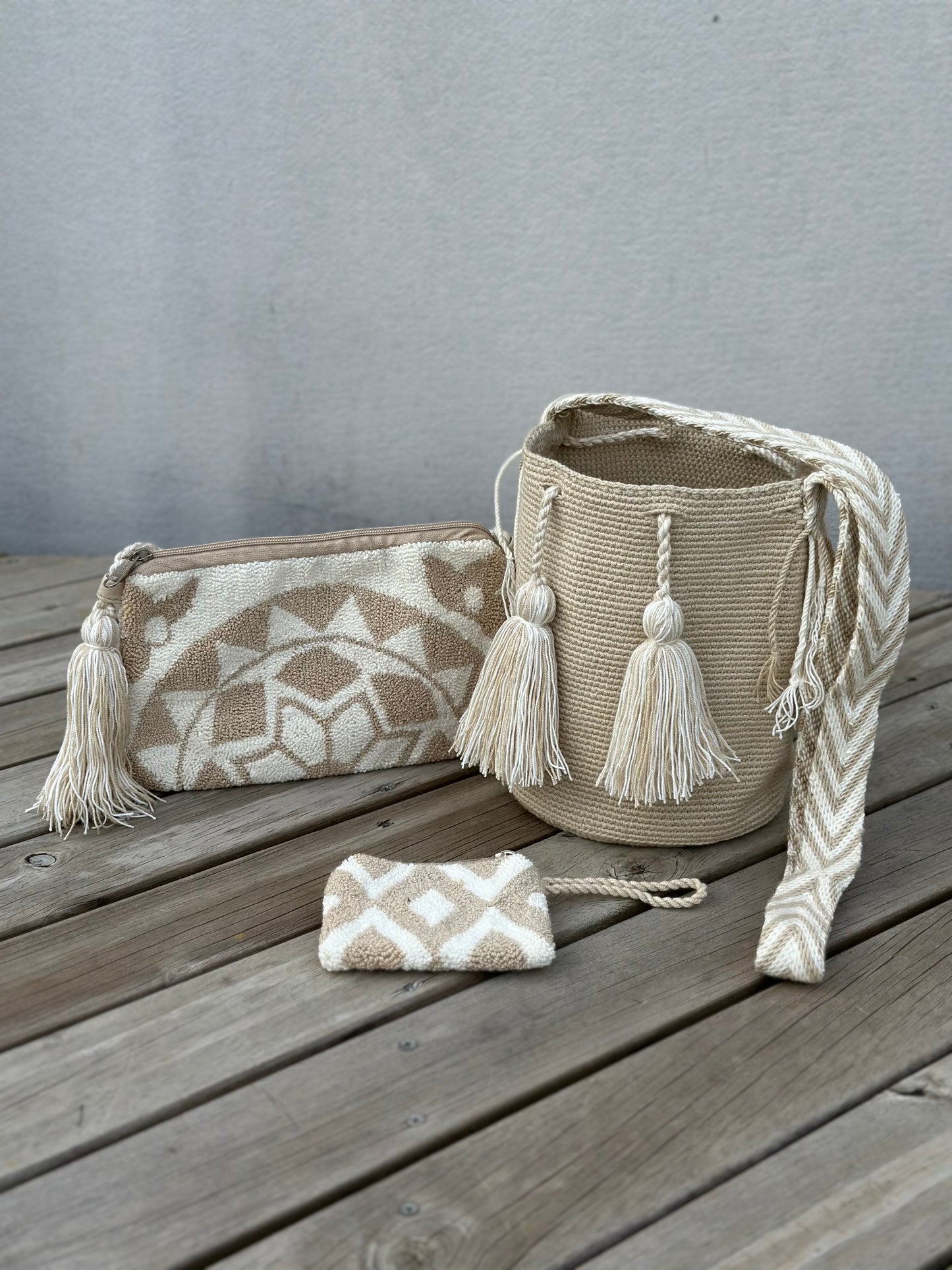 💫 Combos Wayuu: Mochila MEDIANA+ Sobre + (MONEDERO GRATIS) 🎁