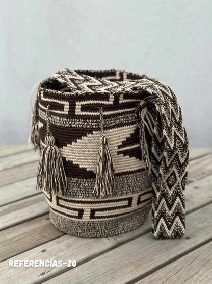 Mochilas GRANDE Diseño Hombre 🔹🩶 (31x28)