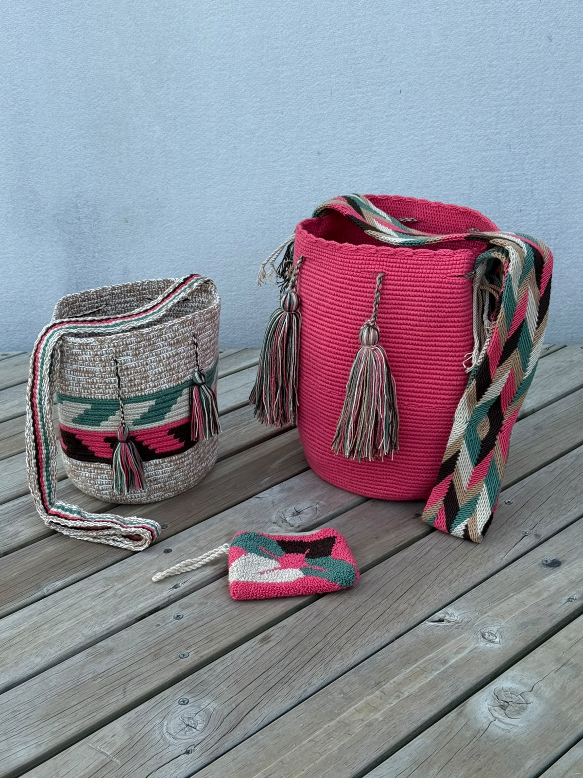 Set Mochila Grande + Mochila Mediana + (Monedero de Regalo)