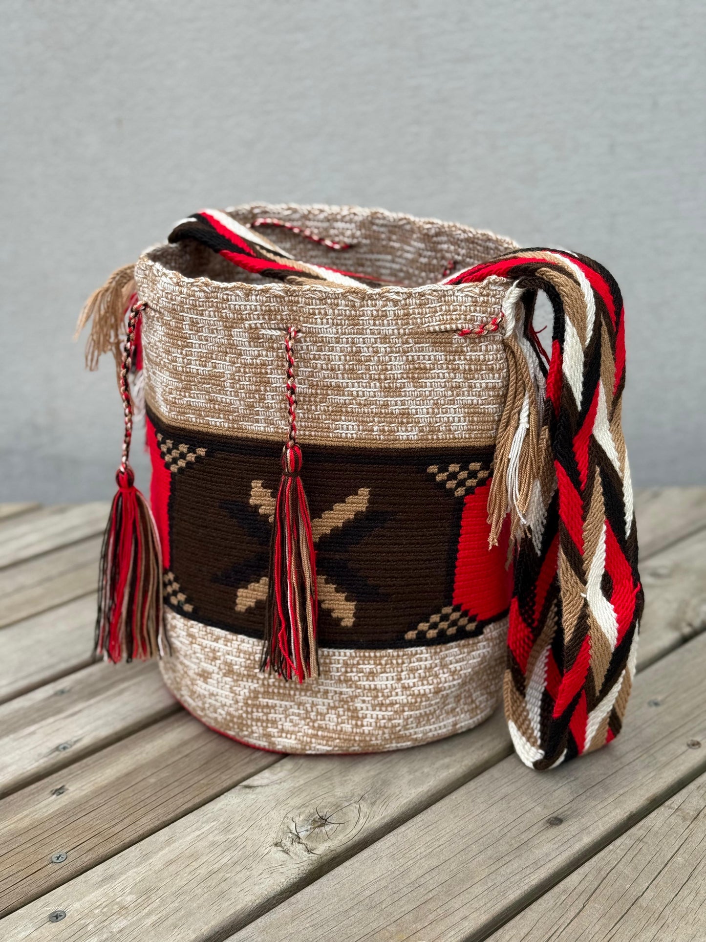 Nuanced Wayuu backpack