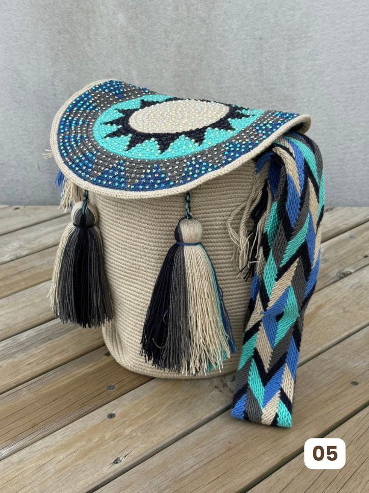 Mochila GRANDE Tapa Perlada🌟(31x28)