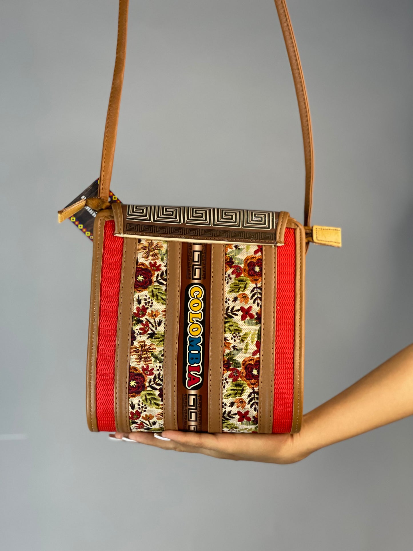 Bolso Cilindro Grande Rojo