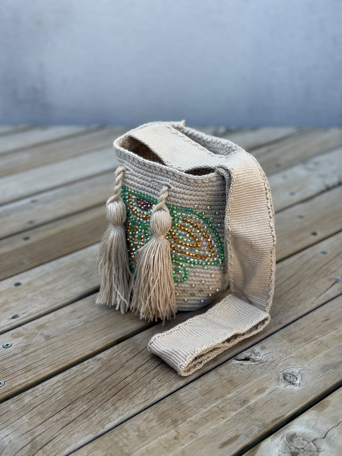 Mochila Pequeña Perlada (17x15)