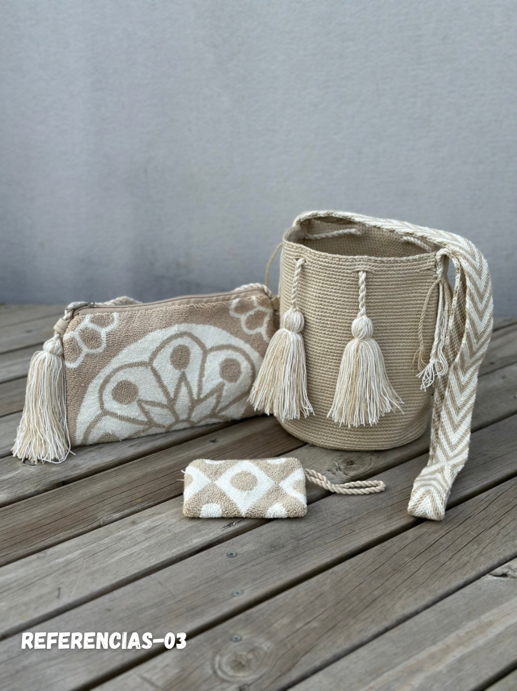 💫 Combos Wayuu: Mochila MEDIANA+ Sobre + (MONEDERO GRATIS) 🎁