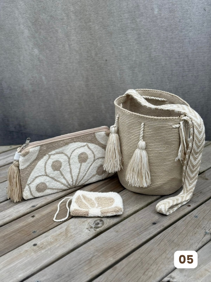 💫 Combos Wayuu: Mochila MEDIANA+ Sobre + (MONEDERO GRATIS) 🎁