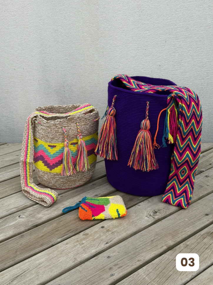 Set ⭐️Mochila Grande + Mochila Mediana + (Monedero de Regalo)🎁