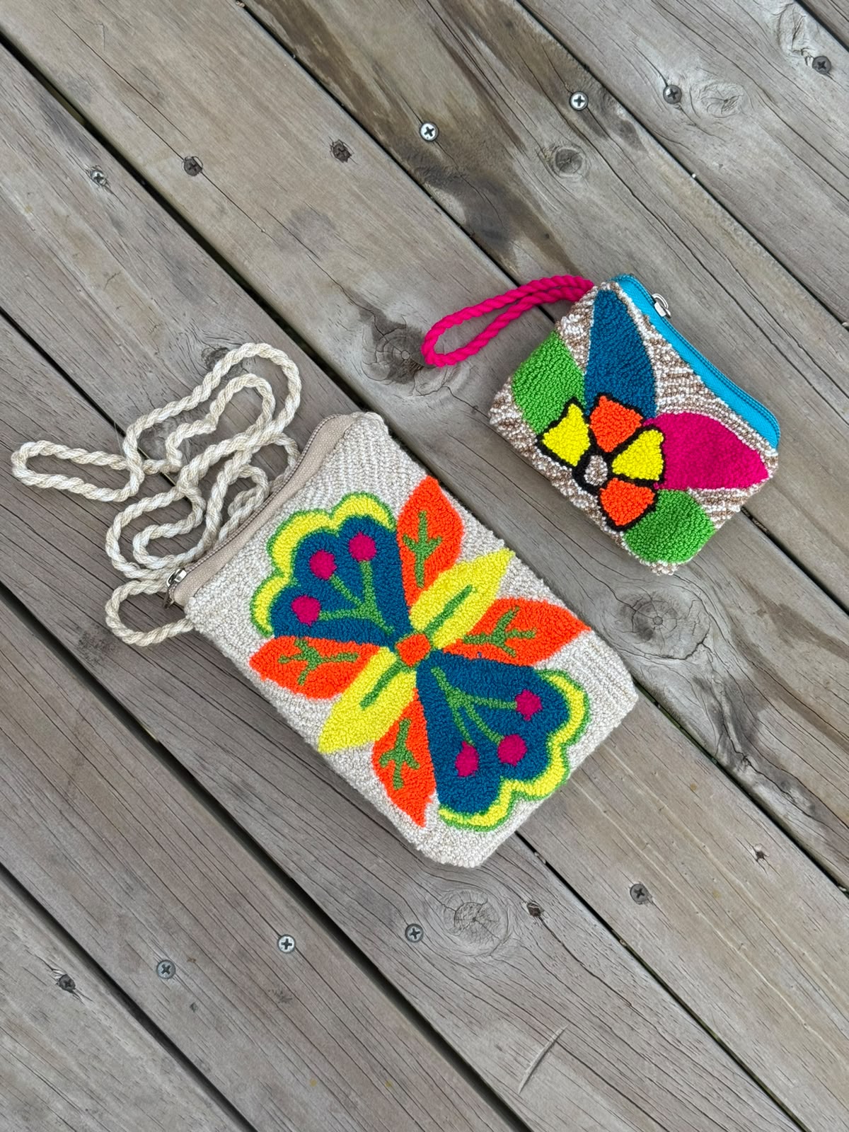 Combo Portacelular + Monedero Artesanal