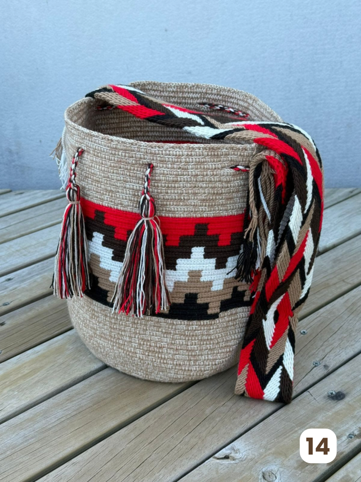 Mochilas GRANDE Diseño Hombre 🔹🩶 (31x28)
