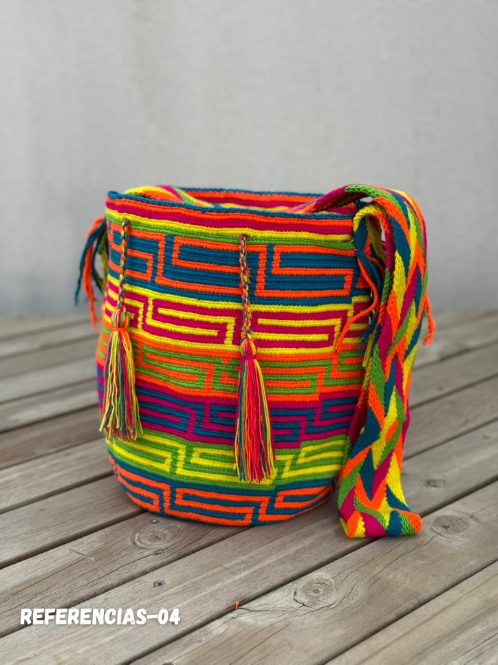 Mochila GRANDE Fiesta Tropical🌴 (31x28)