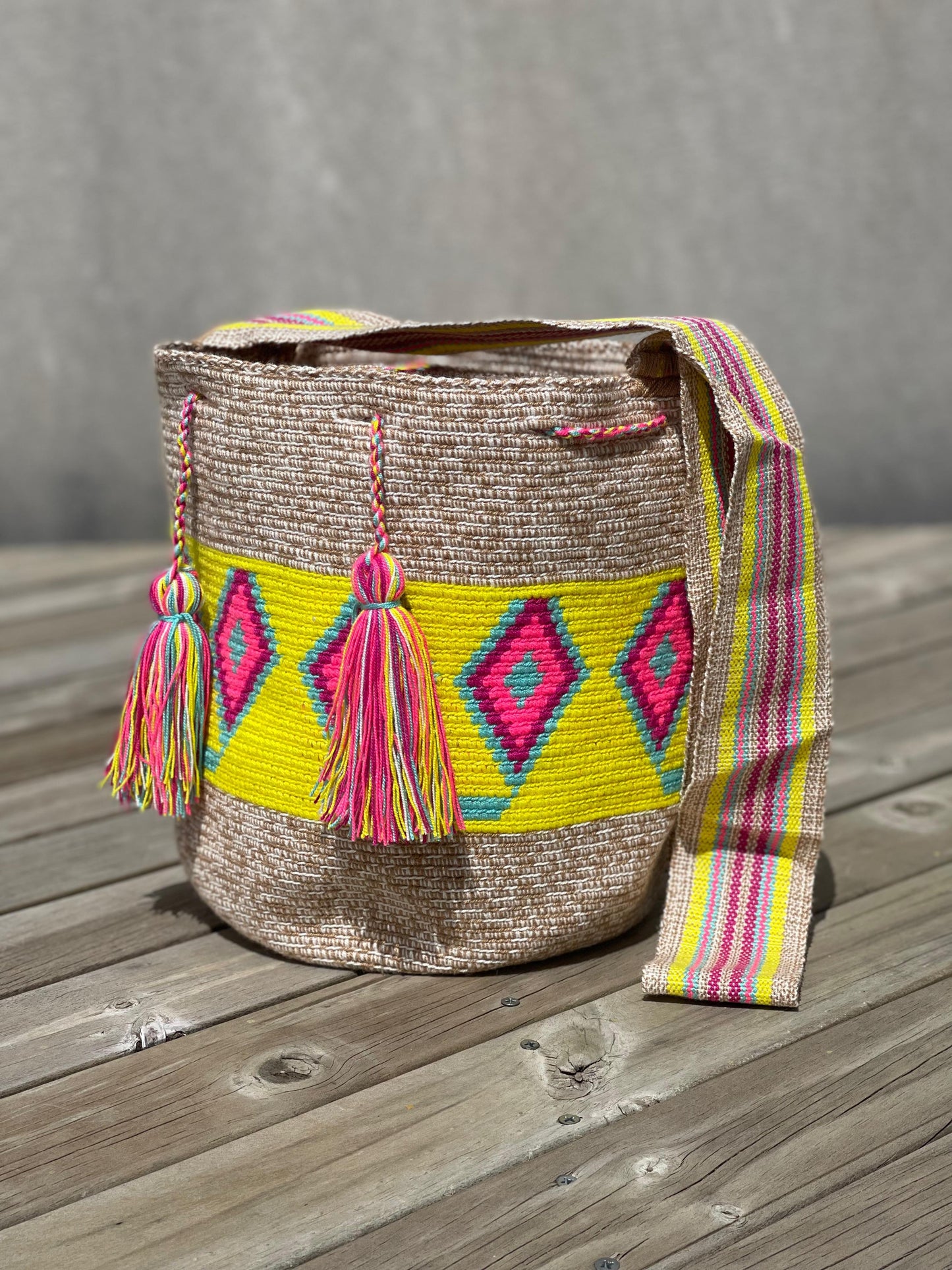 Nuanced Wayuu backpack