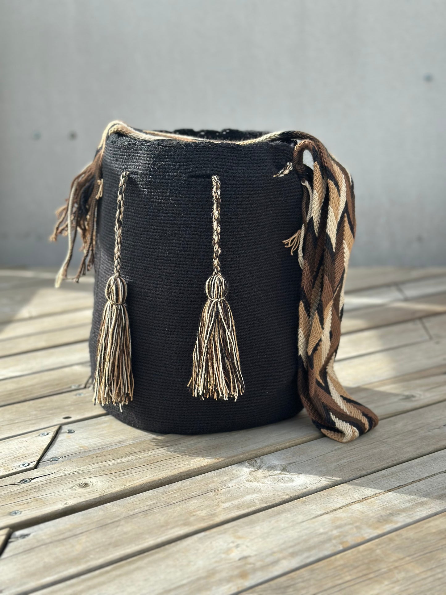 Mochila GRANDE Negra⚫️ 🎩(31x28)