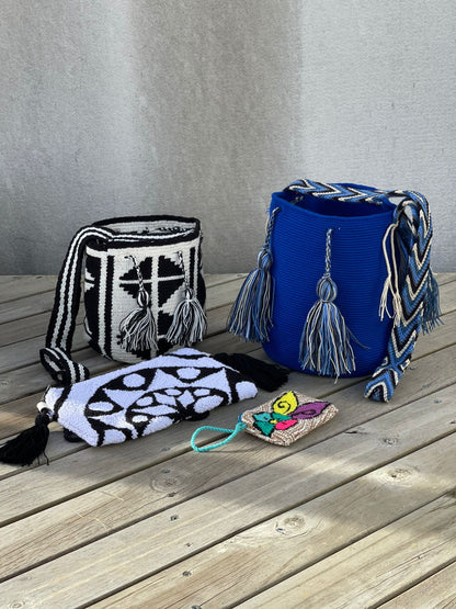 ✨Combo Especial: 2 Mochilas MEDIANAS+ (Sobre Wayuu + Monedero GRATIS) 🎁