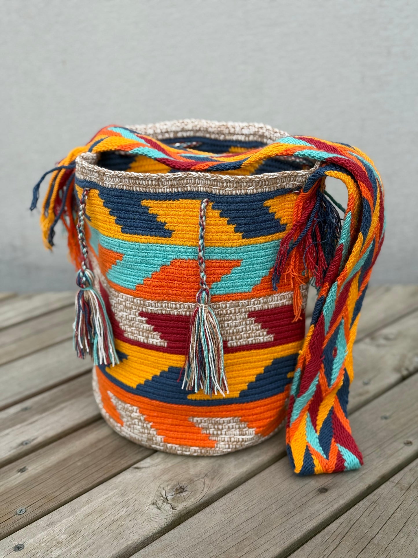 Nuanced Wayuu backpack