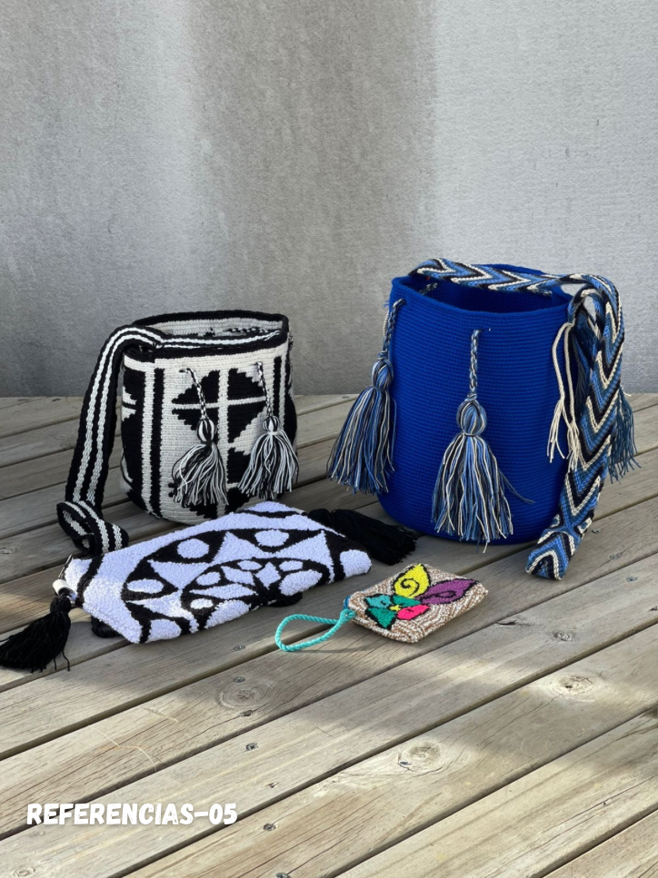 ✨Combo Especial: 2 Mochilas MEDIANAS+ (Sobre Wayuu + Monedero GRATIS) 🎁
