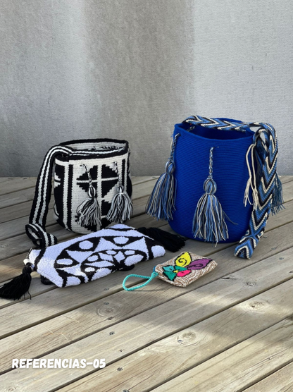 ✨Combo Especial: 2 Mochilas MEDIANAS+ (Sobre Wayuu + Monedero GRATIS) 🎁