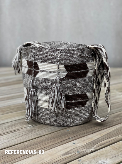 Mochilas GRANDE Diseño Hombre 🔹🩶 (31x28)