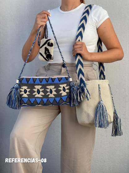 💫 Combos Wayuu: Mochila MEDIANA+ Sobre + (MONEDERO GRATIS) 🎁