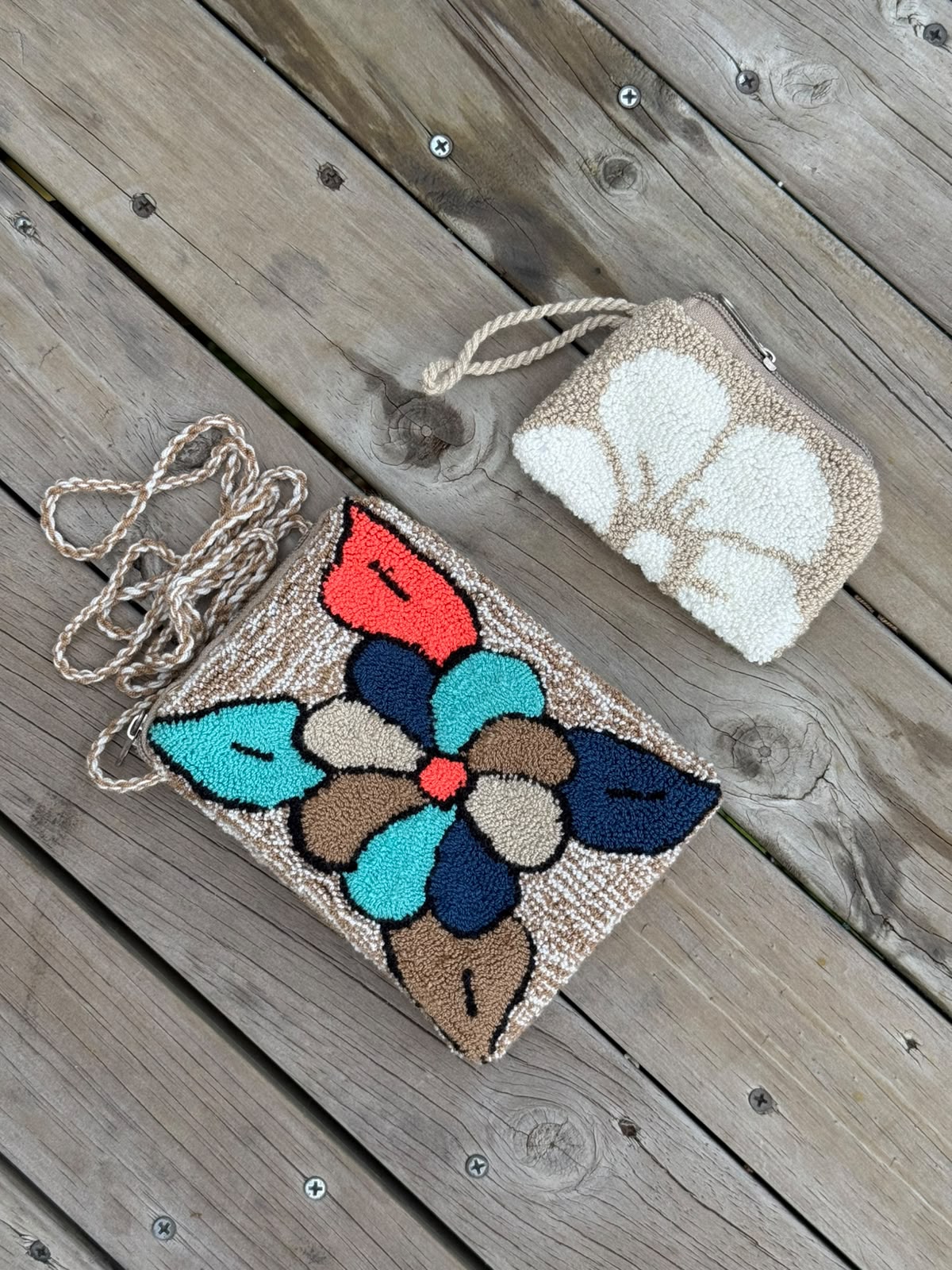 Combo Portacelular + Monedero Artesanal