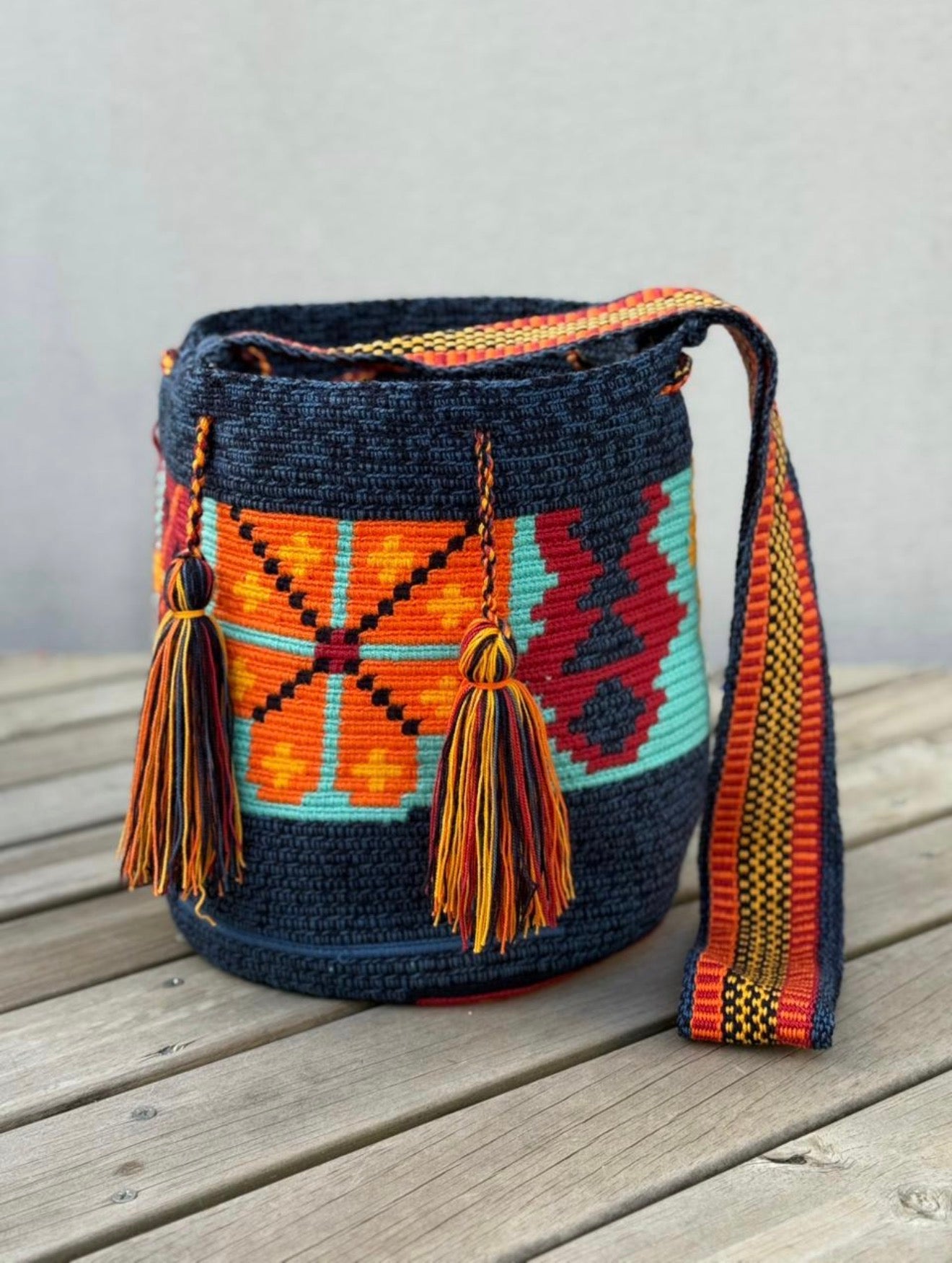 Nuanced Wayuu backpack