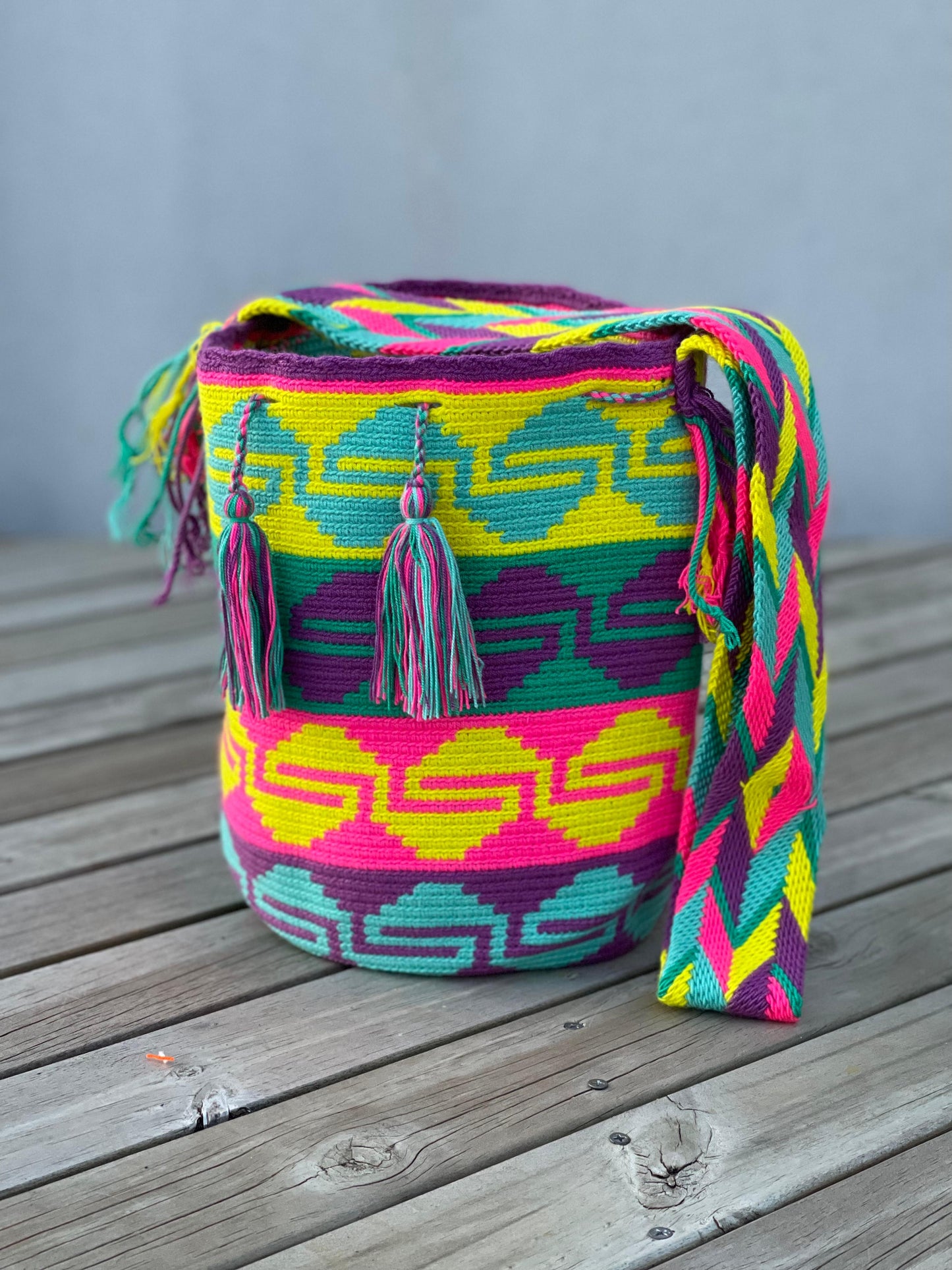 Mochila GRANDE Tonos Rosa🌹💞(31x28)