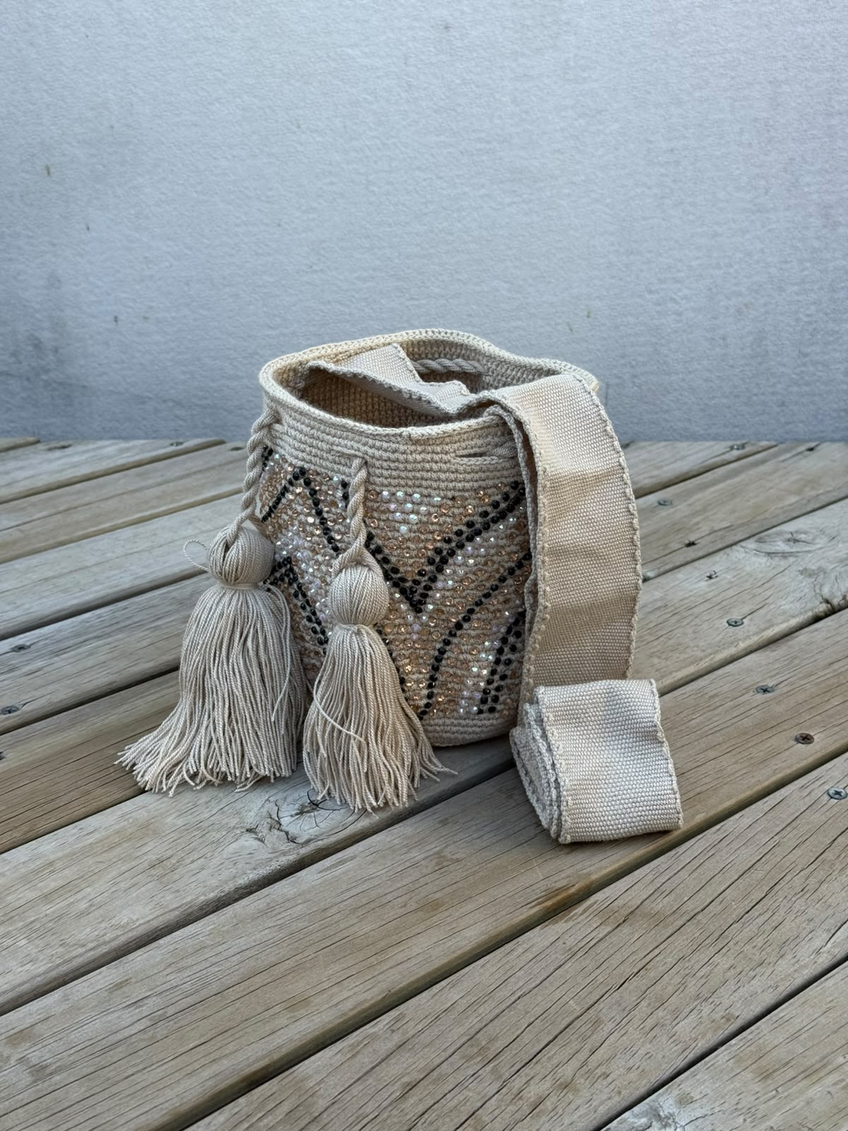 Mochila Pequeña Perlada (17x15)