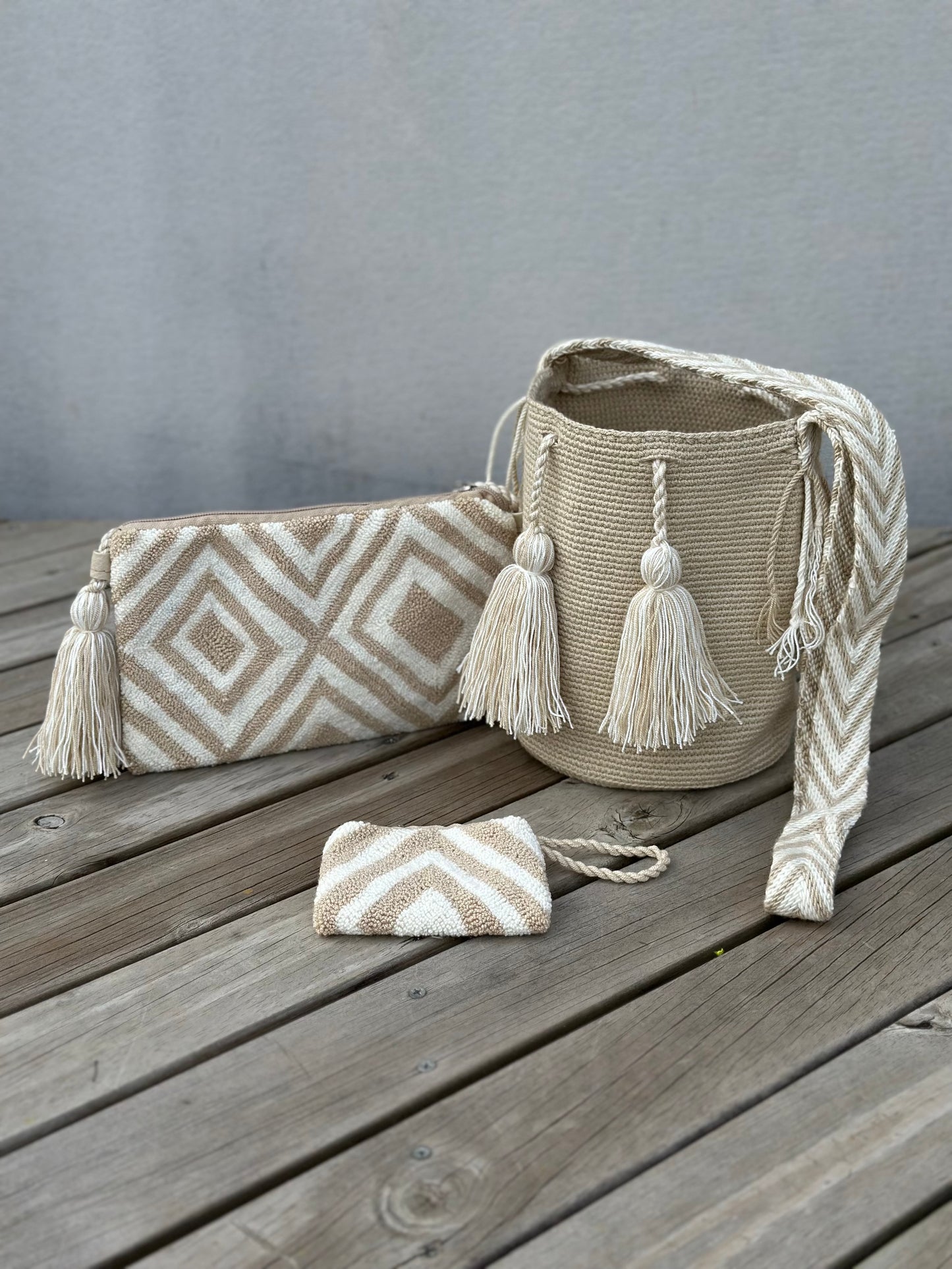 💫 Combos Wayuu: Mochila MEDIANA+ Sobre + (MONEDERO GRATIS) 🎁