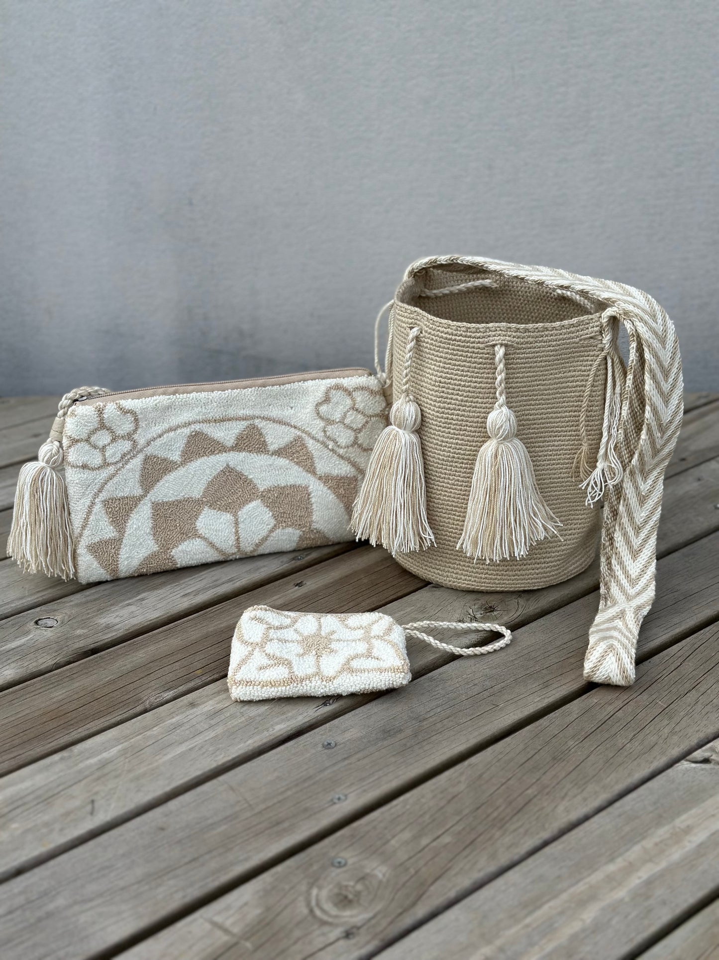 💫 Combos Wayuu: Mochila MEDIANA+ Sobre + (MONEDERO GRATIS) 🎁