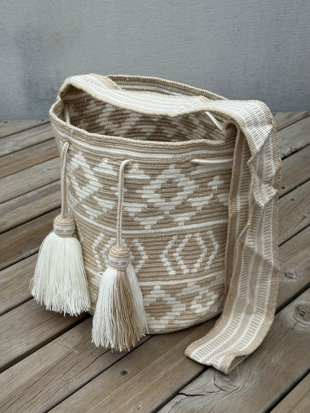Mochila GRANDE PREMIUM Tonos Neutros (32x29 cm)